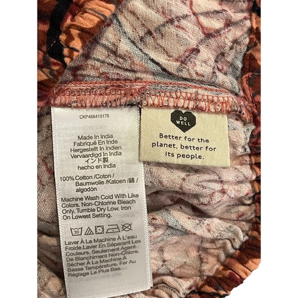 Madewell Lightestspun Cover-Up Bubble‎ Crop Top in Painted Seashells #NF594 XXL - Picture 10 of 14